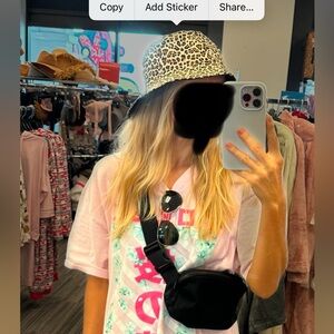 Vince Camaro leopard bucket hat